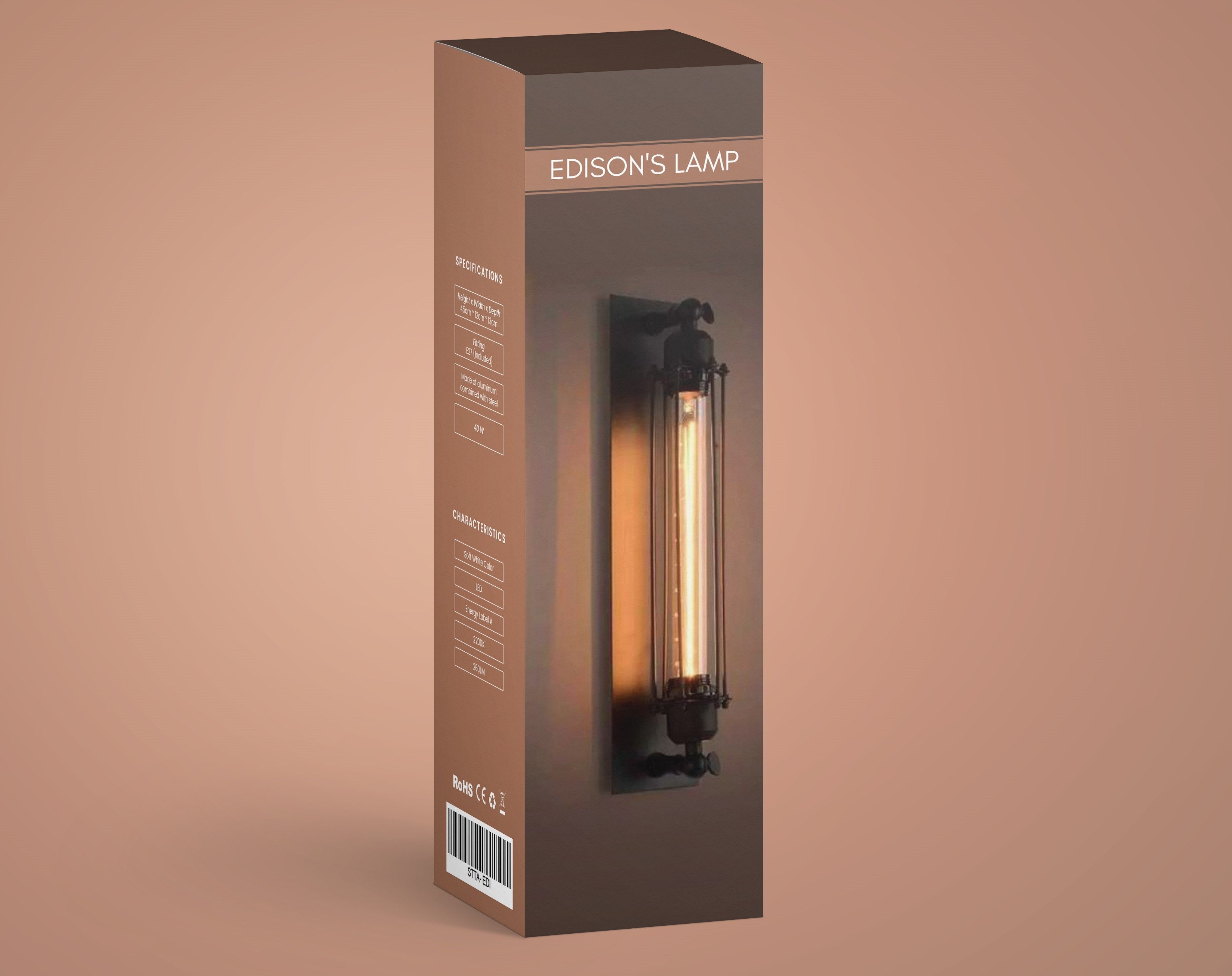 Edison's Wandlamp